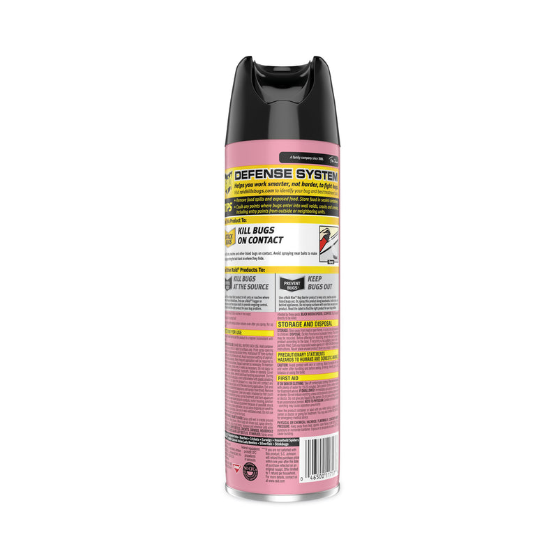 Raid Fragrance Free Ant and Roach Killer, 17.5 oz Aerosol Spray, 12/Carton