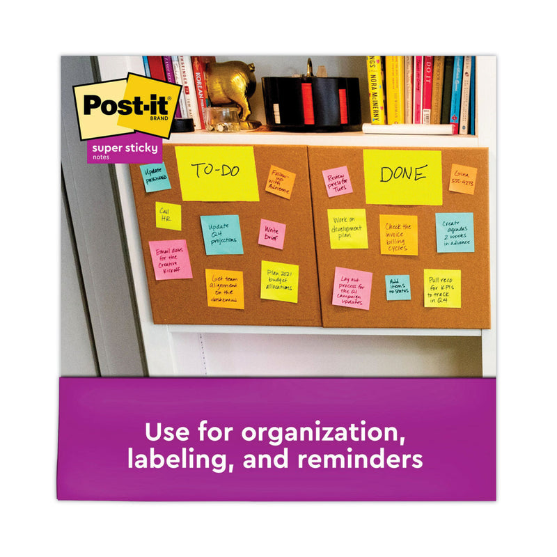 Post-it Meeting Notes in Energy Boost Collection Colors, 6" x 4", 45 Sheets/Pad, 8 Pads/Pack