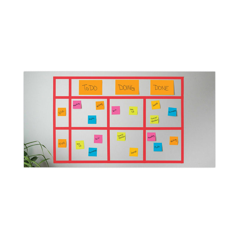 Post-it Meeting Notes in Energy Boost Collection Colors, 6" x 4", 45 Sheets/Pad, 8 Pads/Pack