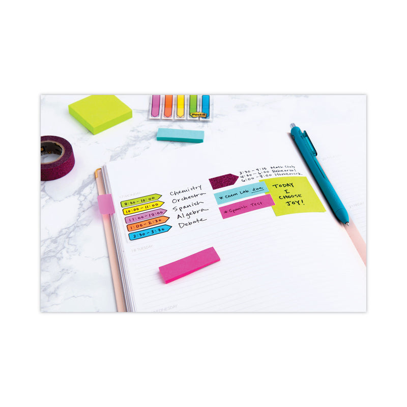 Post-it Mini Cubes, 1.88" x 1.88", Green Wave and Orange Wave Collections, 400 Sheets/Cube, 3 Cubes/Pack