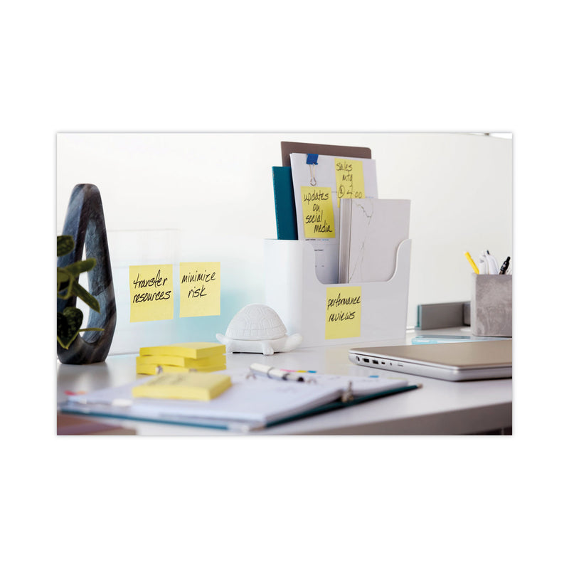 Post-it Pads in Canary Yellow, Cabinet Pack, 3" x 3", 90 Sheets/Pad, 24 Pads/Pack