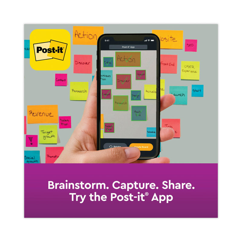 Post-it Office Notes Value Pack, 3" x 3", (12) Canary Yellow, (12) Playful Primaries Collection Colors, 90 Sheets/Pad, 24 Pads/Pack
