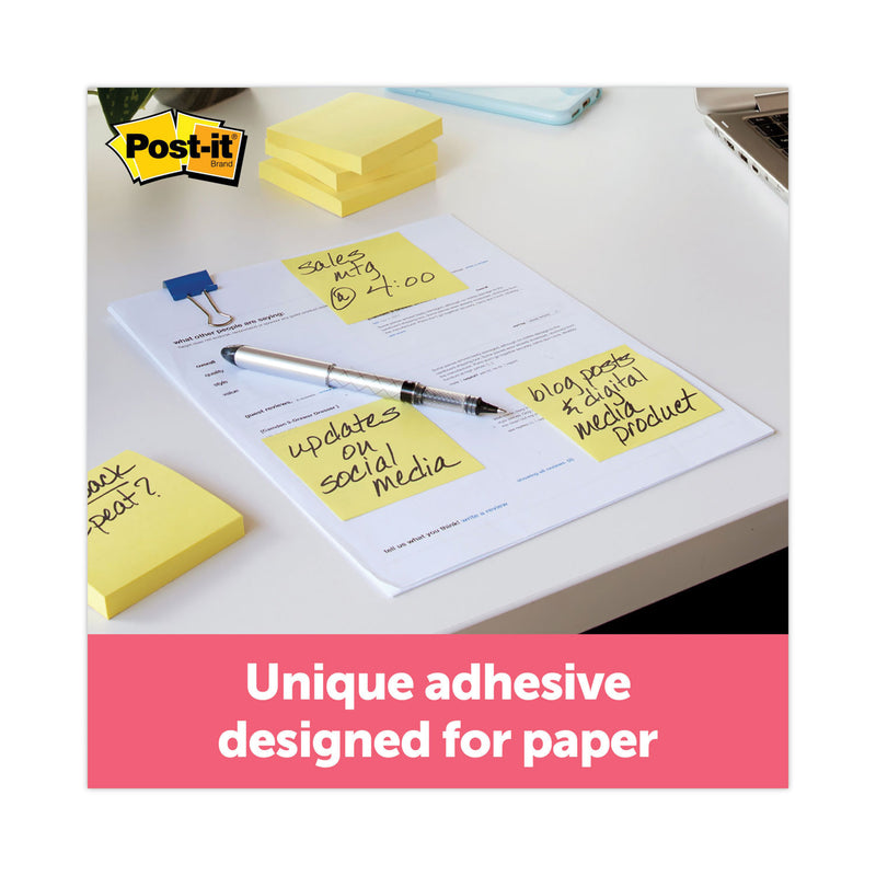 Post-it Original Pop-up Notes Value Pack, 3" x 3", (8) Canary Yellow, (6) Poptimistic Collection Colors, 100 Sheets/Pad, 14 Pads/Pack