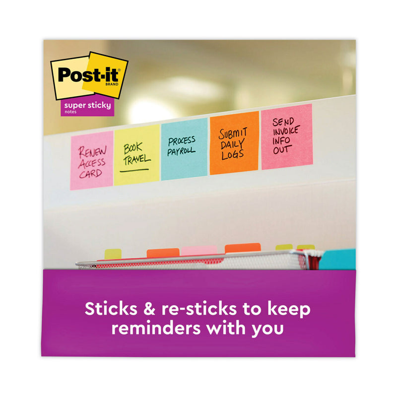 Post-it Pop-up 3 x 3 Note Refill Cabinet Pack, 3" x 3", Supernova Neons Collection Colors, 100 Sheets/Pad, 18 Pads/Pack