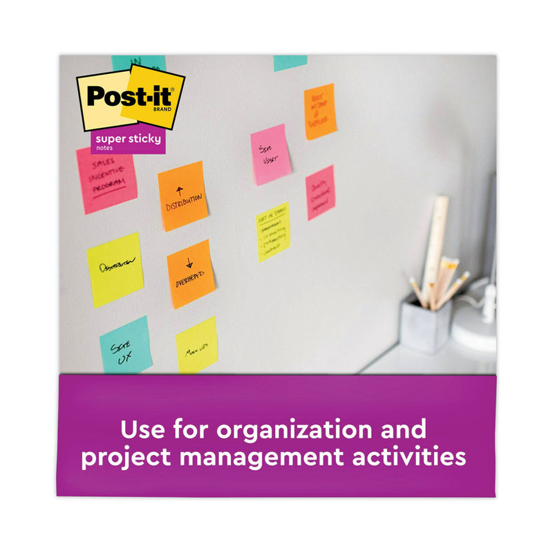 Post-it Pop-up 3 x 3 Note Refill Cabinet Pack, 3" x 3", Supernova Neons Collection Colors, 100 Sheets/Pad, 18 Pads/Pack