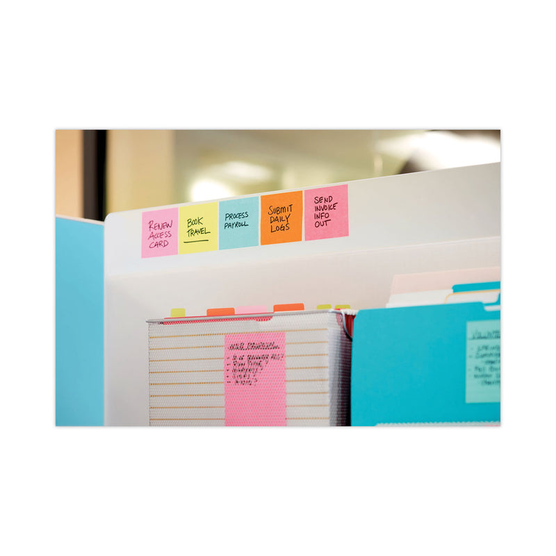 Post-it Pop-up 3 x 3 Note Refill Cabinet Pack, 3" x 3", Supernova Neons Collection Colors, 100 Sheets/Pad, 18 Pads/Pack