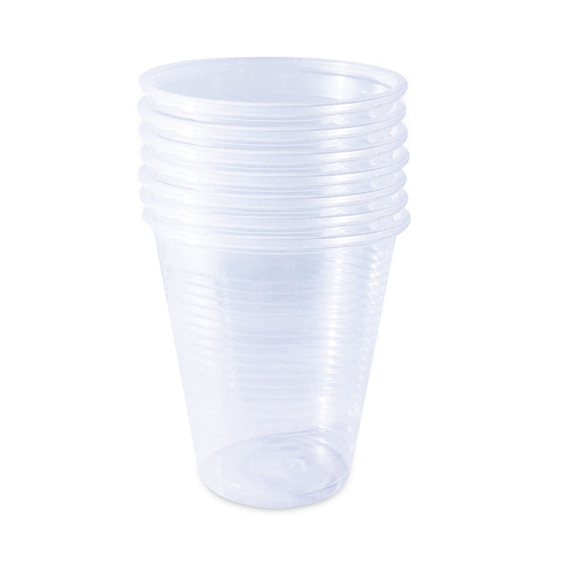 Plastifar Plastic Cold Cups, 3 oz, Translucent, 2,400/Carton