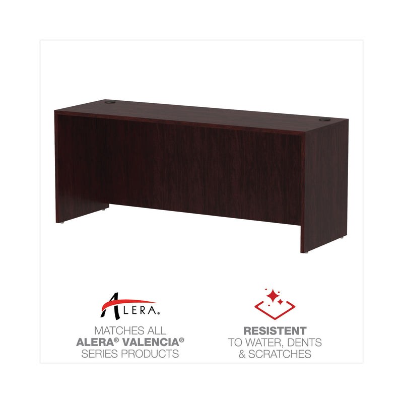 Alera Valencia Series Credenza Shell, 70.88w x 23.63d x 29.5h, Mahogany