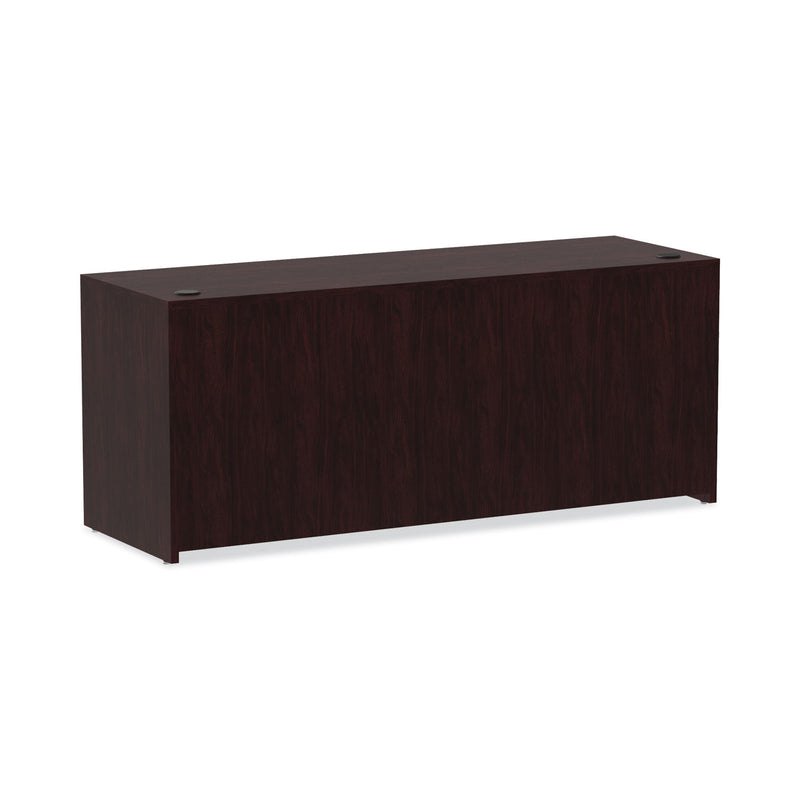 Alera Valencia Series Credenza Shell, 70.88w x 23.63d x 29.5h, Mahogany