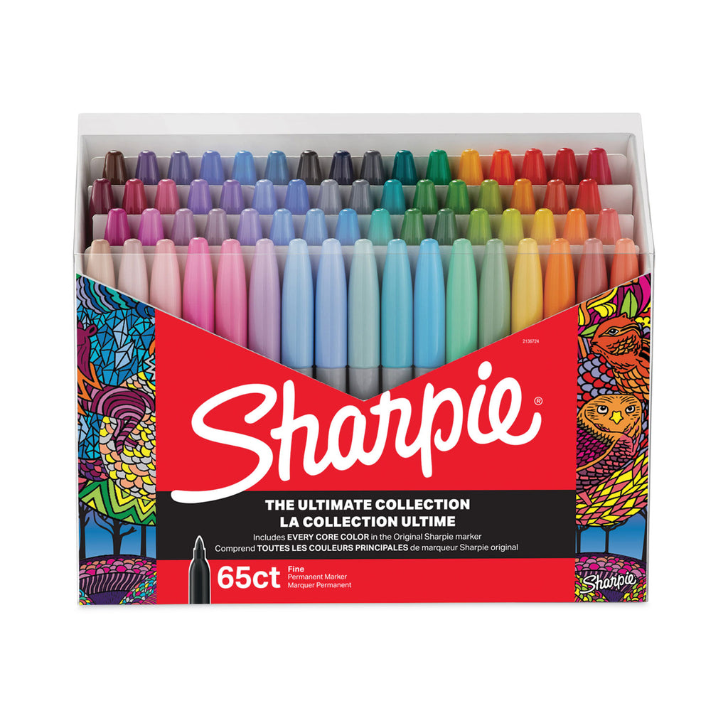 Sharpie S-Note Creative Markers, Assorted Ink Colors, Bullet/Chisel Tip, White Barrel, 8/Pack