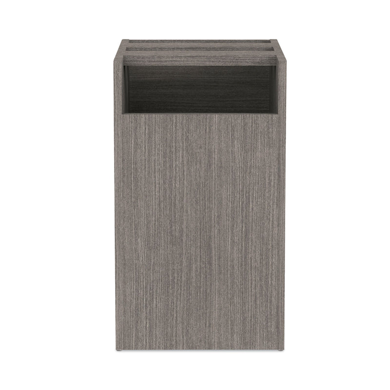 Alera Valencia Series Full Pedestal File, Left or Right, 2 Legal/Letter-Size File Drawers, Gray, 15.63" x 20.5" x 28.5"