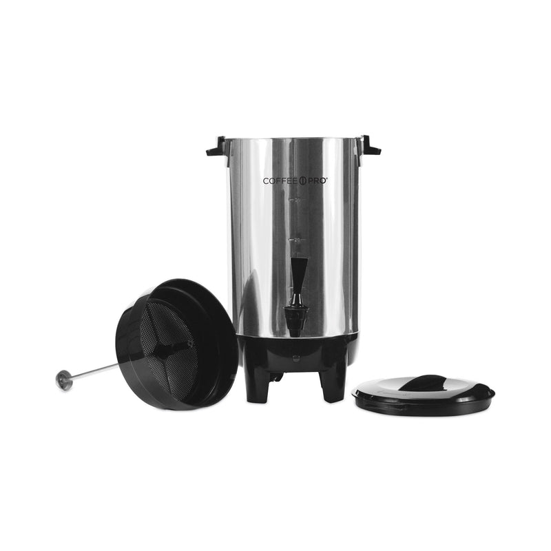 Coffee Pro 30-Cup Percolating Urn, Stainless Steel