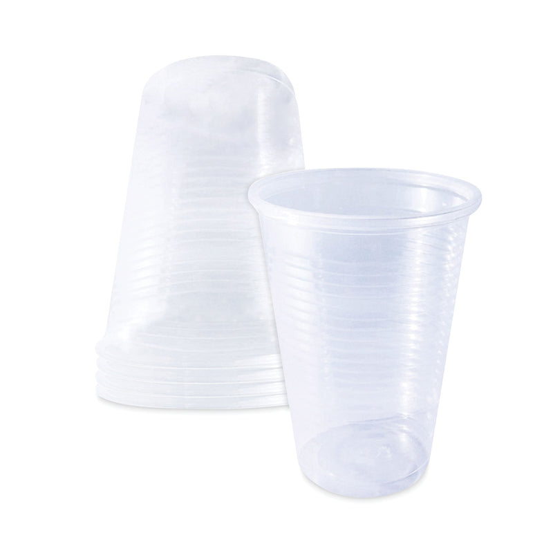 SupplyCaddy PET Cold Cups, 16 oz, Clear, 1,000/Carton