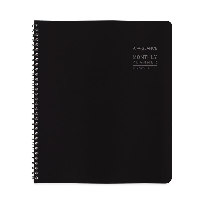 AT-A-GLANCE Contemporary Lite Monthly Planner, Contemporary Lite Artwork, 11 x 9, Black Cover, 12-Month (Jan to Dec): 2023