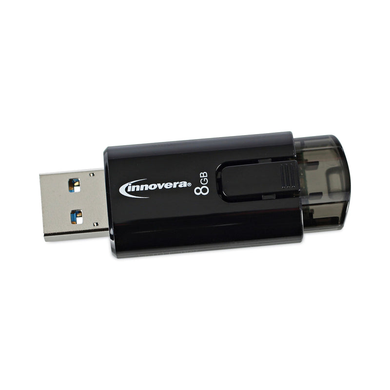 Innovera USB 3.0 Flash Drive, 8 GB, 3/Pack