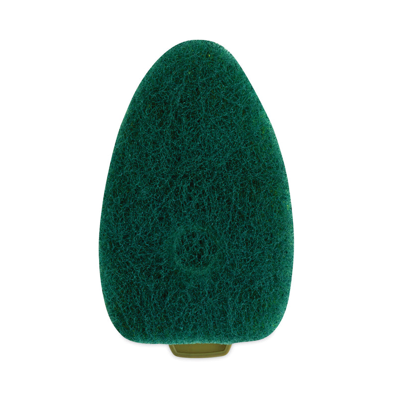 Scotch-Brite Soap-Dispensing Dishwand Sponge Refills, 2.9 x 2.2, Green, 2/Pack