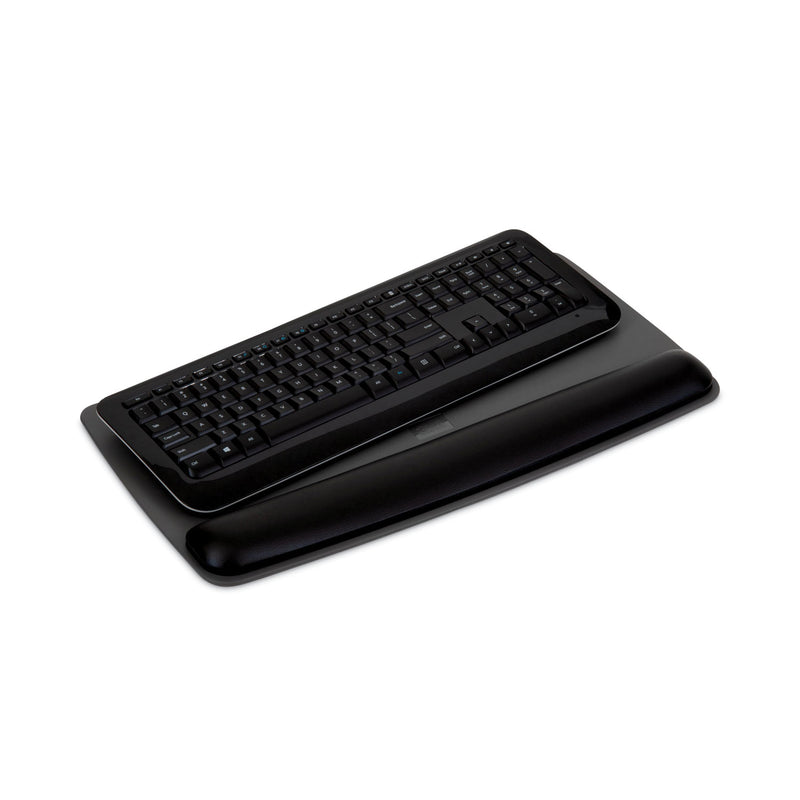 3M Antimicrobial Gel Keyboard Wrist Rest Platform, 19.6 x 10.6, Black/Gray/Silver