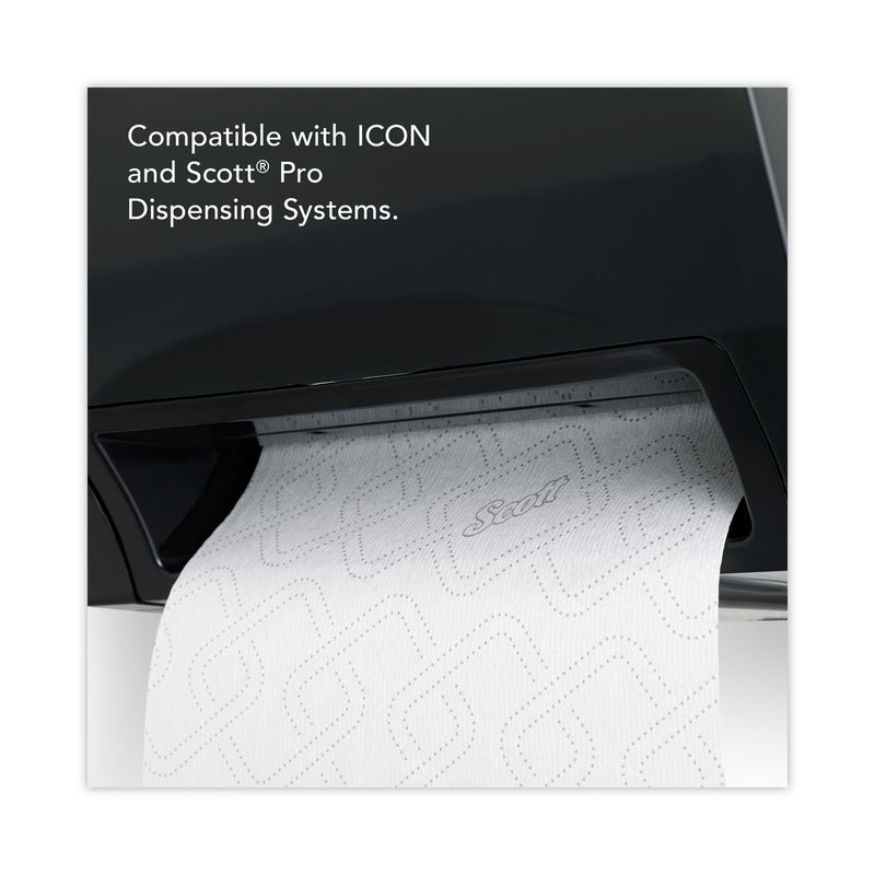 Scott Pro Hard Roll Paper Towels with Elevated Scott Design for Scott Pro Dispenser, Blue Core Only, 1,150 ft Roll, 6 Rolls/Carton