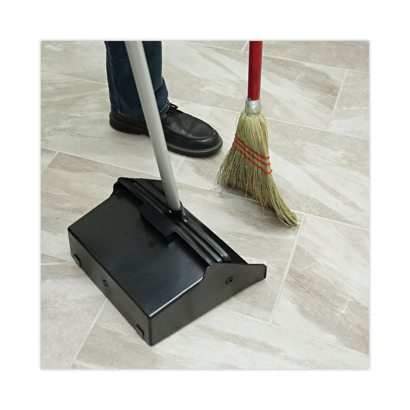 Boardwalk Corn Fiber Lobby/Toy Broom, Corn Fiber Bristles, 39" Overall Length, Red