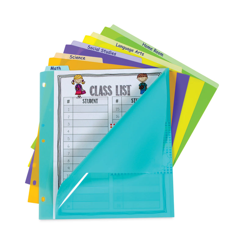 C-Line Index Dividers with Vertical Tab, 5-Tab, 11.5 x 10, Assorted, 1 Set