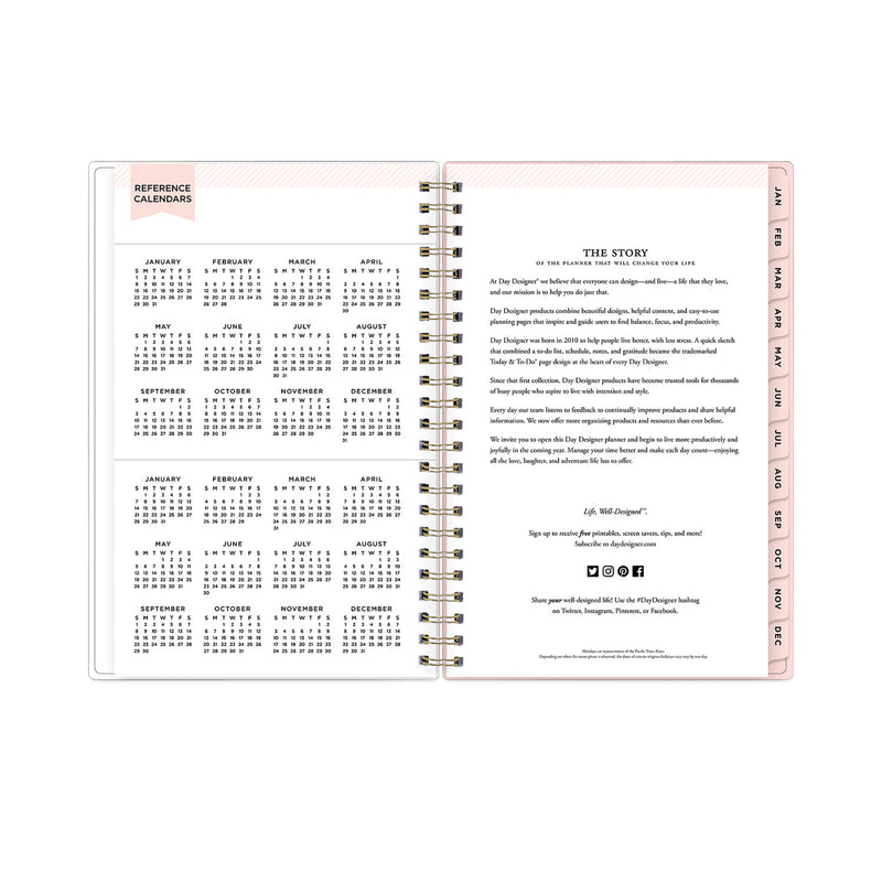 Blue Sky Day Designer Coming Up Roses Create-Your-Own Cover Weekly/Monthly Planner, 8 x 5, 12-Month (Jan to Dec): 2023