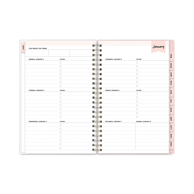 Blue Sky Day Designer Coming Up Roses Create-Your-Own Cover Weekly/Monthly Planner, 8 x 5, 12-Month (Jan to Dec): 2023