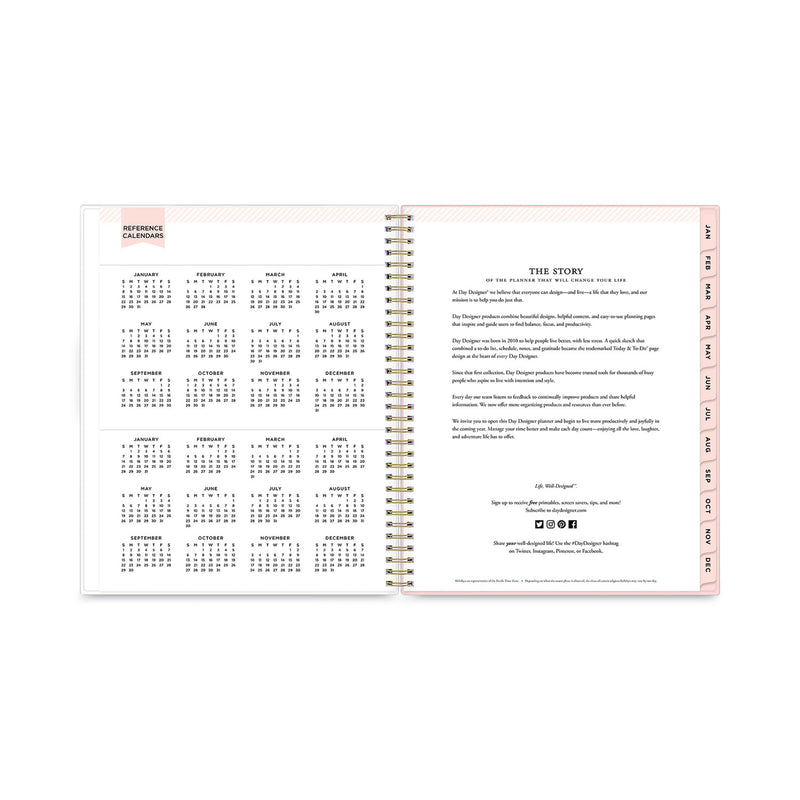 Blue Sky Day Designer Coming Up Roses Create-Your-Own Cover Weekly/Monthly Planner, 11 x 8.5, 12-Month (Jan to Dec): 2023