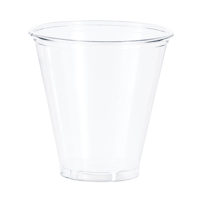 Dart Ultra Clear Cups, 5 oz, PET, 100/Bag, 25 Bags/Carton