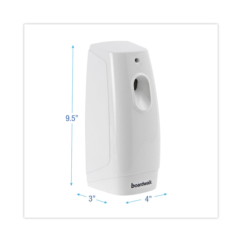 Boardwalk Classic Metered Air Freshener Dispenser, 4" x 3" x 9.5", White