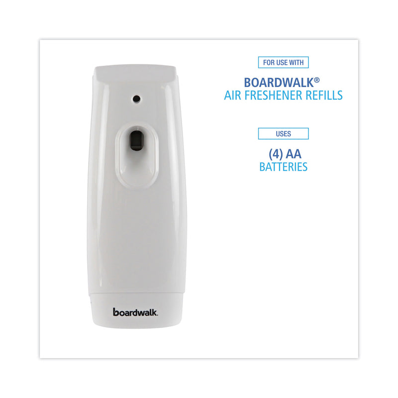 Boardwalk Classic Metered Air Freshener Dispenser, 4" x 3" x 9.5", White