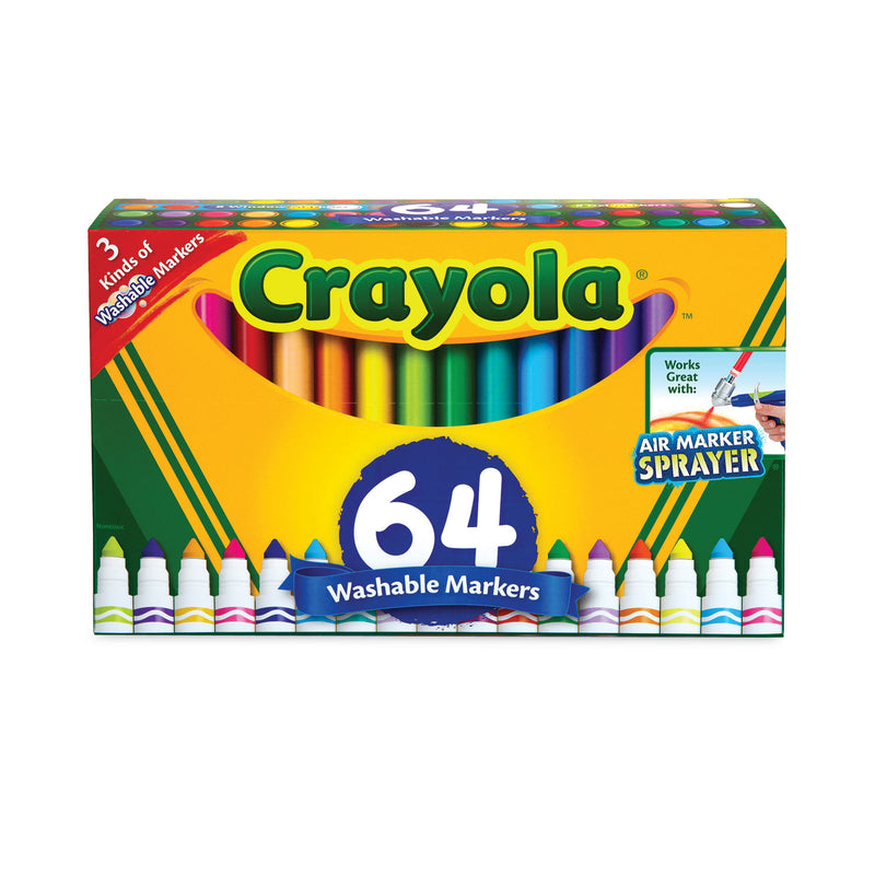 Cra-Z-Art Super Washable Broadline Markers Class Pack 8 Color 200