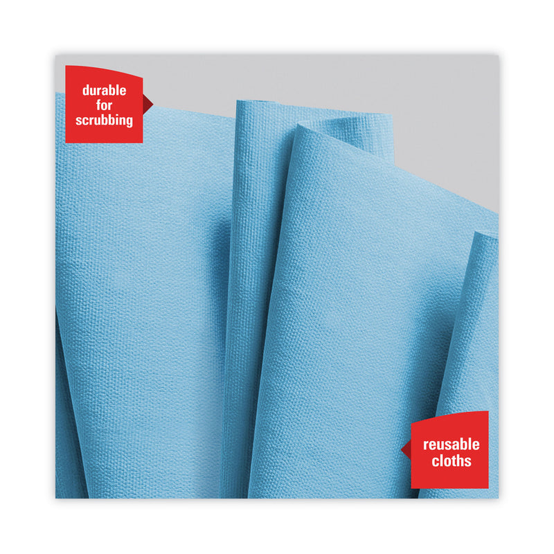 WypAll Power Clean X80 Heavy Duty Cloths, Jumbo Roll, 12.4 x 12.2, Blue, 475/Roll