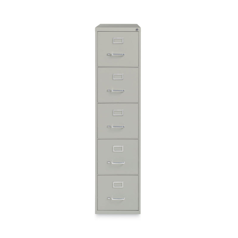 Hirsh Industries Vertical Letter File Cabinet, 4 Letter-Size File Drawers, Light Gray, 15 x 26.5 x 61.37