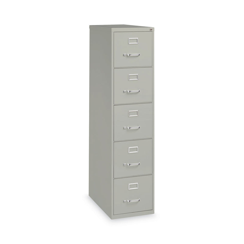 Hirsh Industries Vertical Letter File Cabinet, 4 Letter-Size File Drawers, Light Gray, 15 x 26.5 x 61.37