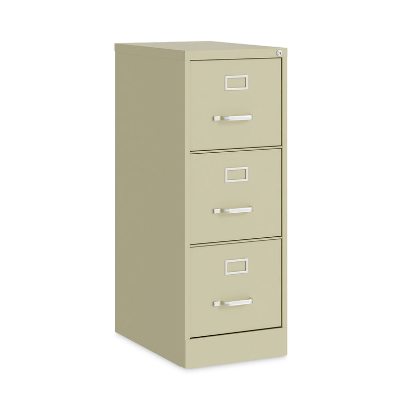 Hirsh Industries Vertical Letter File Cabinet, 3 Letter-Size File Drawers, Putty, 15 x 22 x 40.19