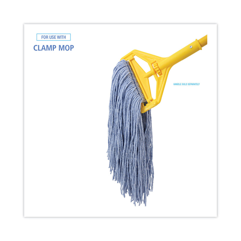 Boardwalk Mop Head, Standard Head, Cotton/Synthetic Fiber, Cut-End,