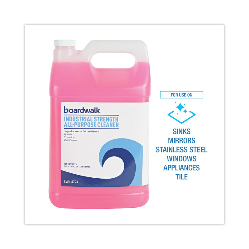 Boardwalk Industrial Strength All-Purpose Cleaner, Unscented, 1 gal Bottle, 4/Carton