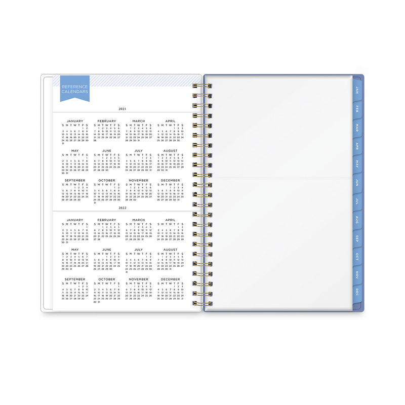 Blue Sky Day Designer Climbing Floral Blush Create-Your-Own Cover Weekly/Monthly Planner, 8 x 5, 12-Month (July-June): 2022-2023