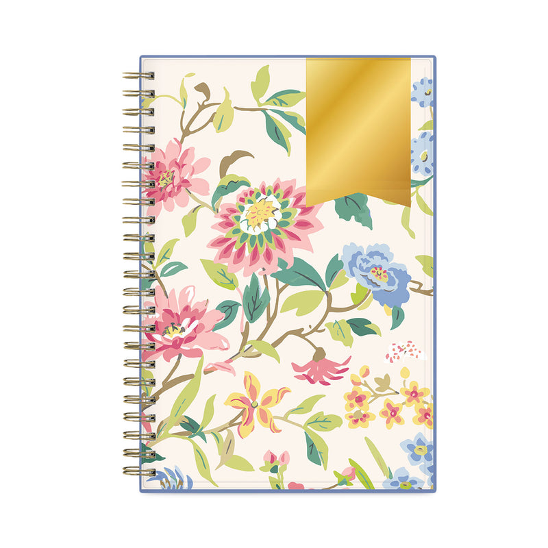 Blue Sky Day Designer Climbing Floral Blush Create-Your-Own Cover Weekly/Monthly Planner, 8 x 5, 12-Month (July-June): 2022-2023