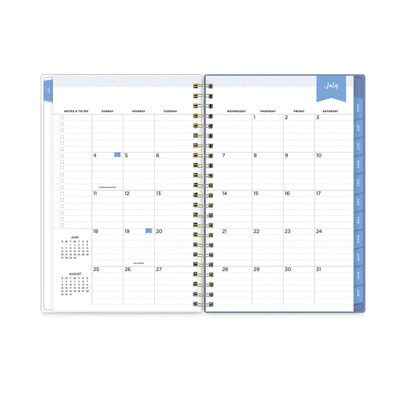 Blue Sky Day Designer Climbing Floral Blush Create-Your-Own Cover Weekly/Monthly Planner, 8 x 5, 12-Month (July-June): 2022-2023