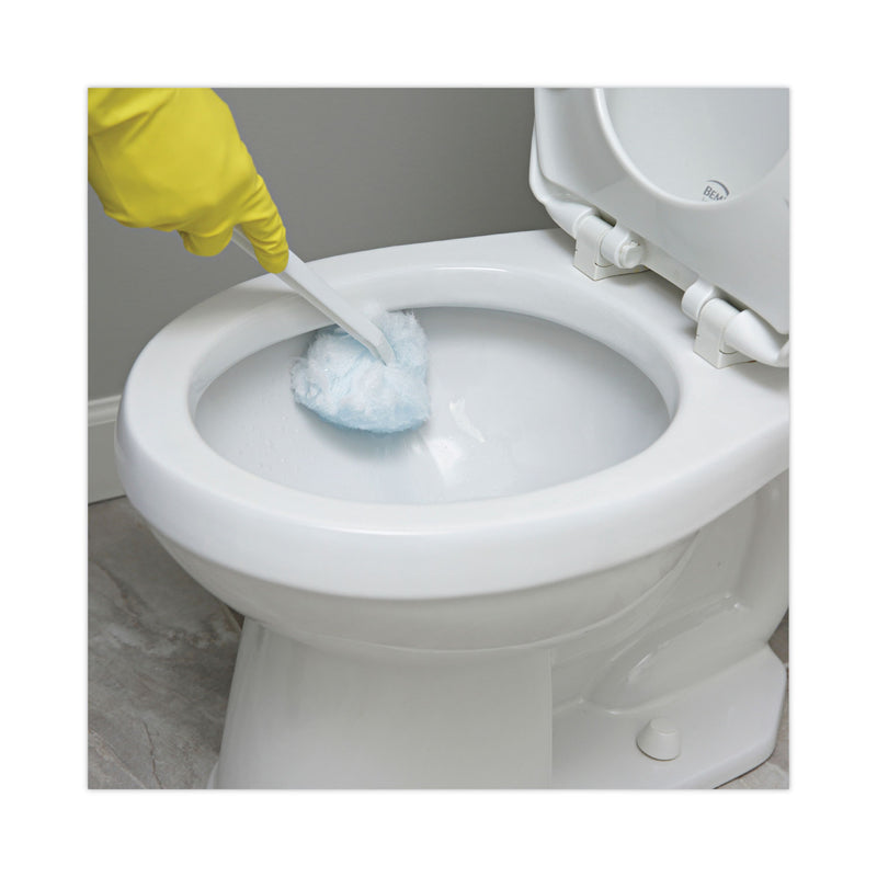 Boardwalk Toilet Bowl Mop, 12" Handle, White