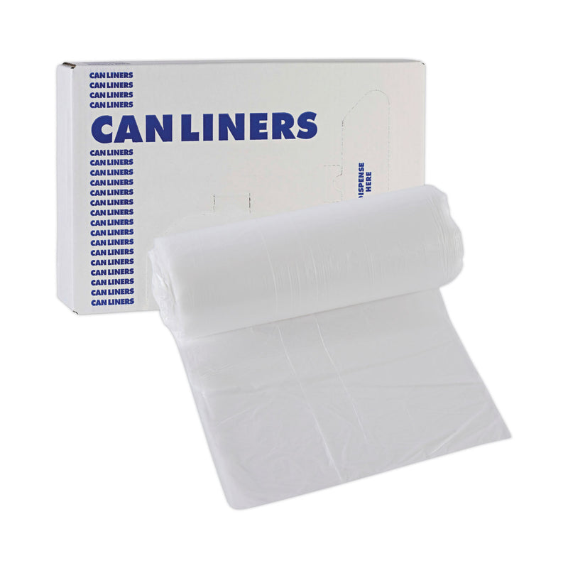 Boardwalk High-Density Can Liners, 16 gal, 6 microns, 24" x 33", Natural, 1,000/Carton