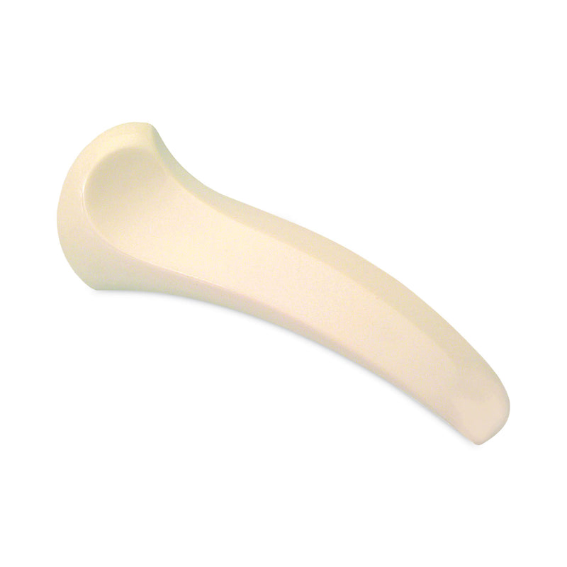 Softalk Standard Telephone Shoulder Rest, 2.63 x 7.5 x 2.25, Ivory