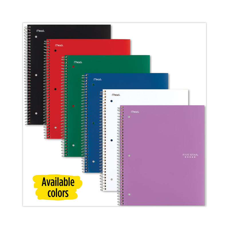 Five Star Wirebound Notebook, 1 Subject, Medium/College Rule, Randomly Assorted Covers, 11 x 8.5, 100 Sheets