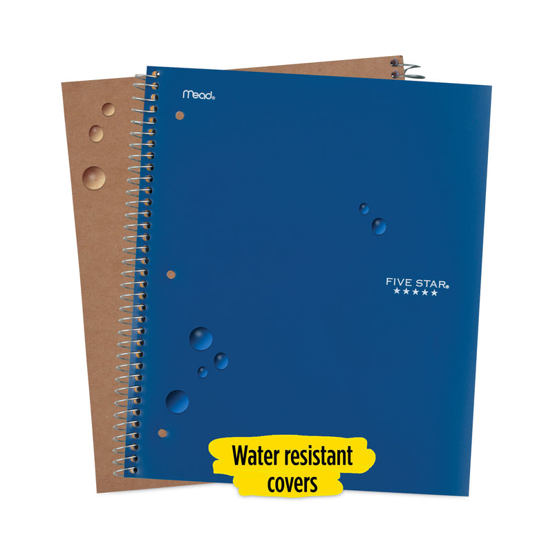 Five Star Wirebound Notebook, 1 Subject, Medium/College Rule, Randomly Assorted Covers, 11 x 8.5, 100 Sheets