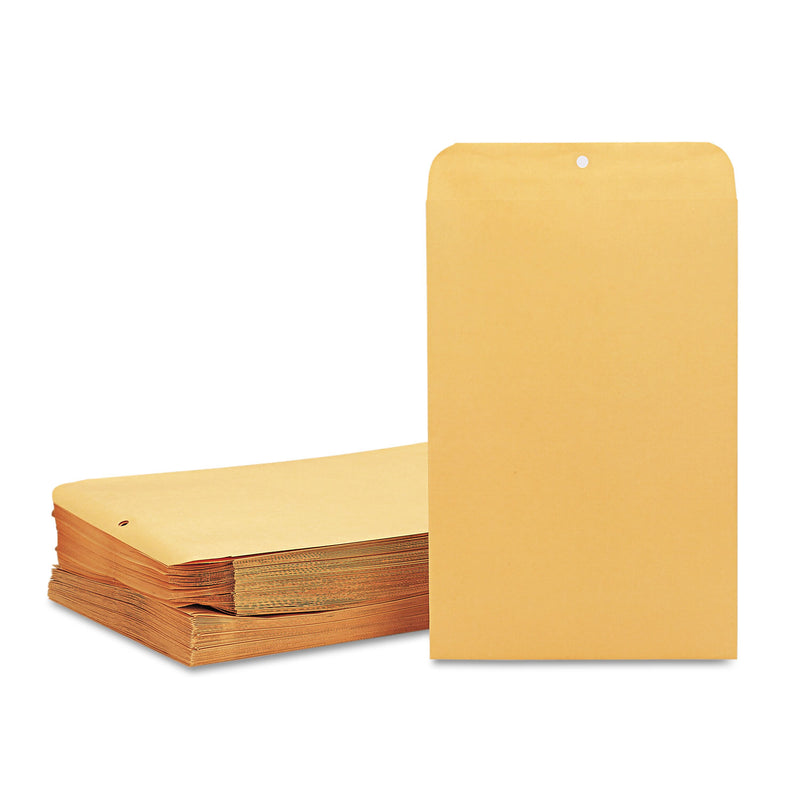 Quality Park Clasp Envelope, 28 lb Bond Weight Kraft,