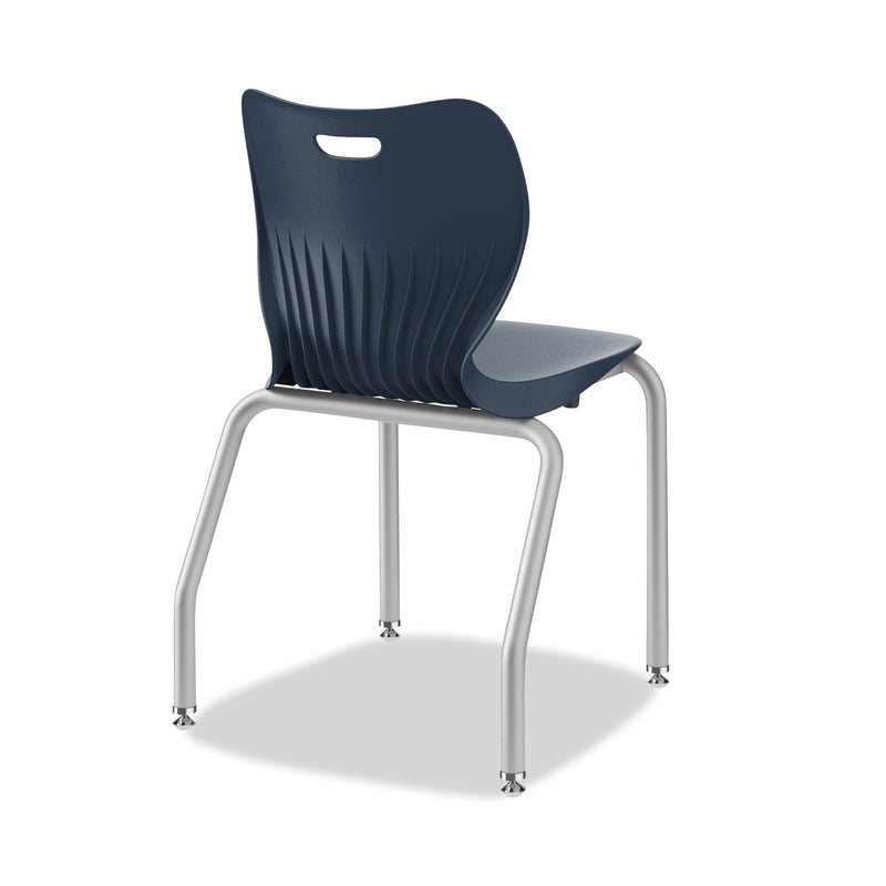 HON SmartLink Four-Leg Chair, 19.5" x 19.63" x 31", Regatta Seat, Regatta Base, 4/Carton