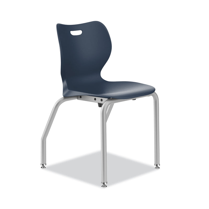 HON SmartLink Four-Leg Chair, 19.5" x 19.63" x 31", Regatta Seat, Regatta Base, 4/Carton