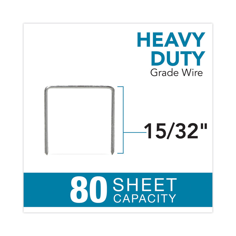 Rapid Staple Cartridge, 0.47" Leg, 0.5" Crown, Steel, 210/Cartridge, 5 Cartridges/Pack, 1,050/Pack