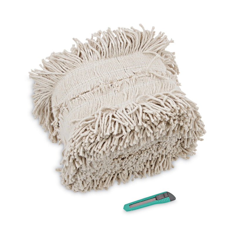 Boardwalk Flash Forty Disposable Dustmop, Cotton, 5", Natural